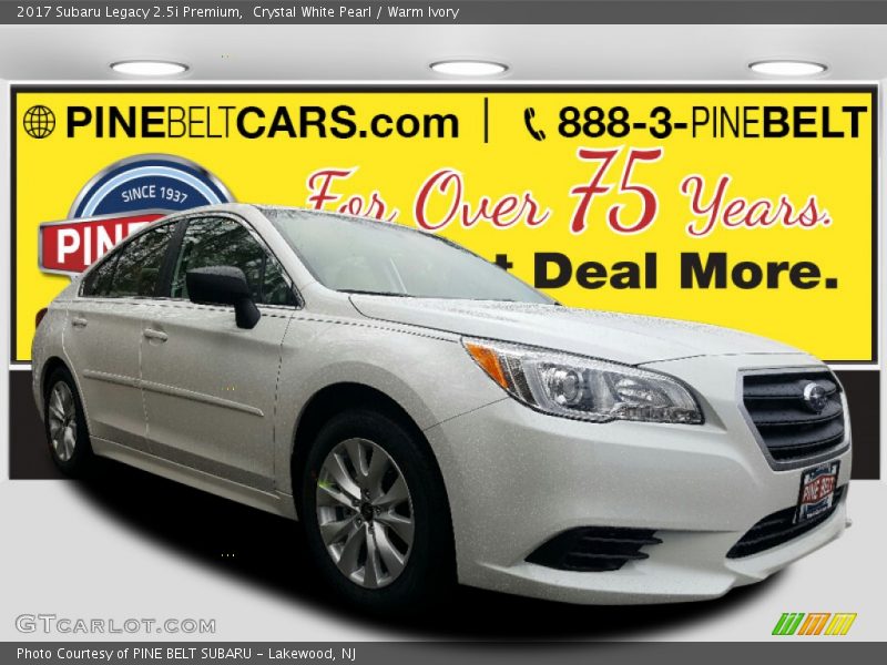 Crystal White Pearl / Warm Ivory 2017 Subaru Legacy 2.5i Premium