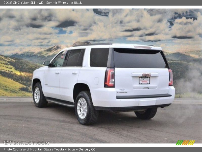 Summit White / Jet Black 2016 GMC Yukon SLT 4WD