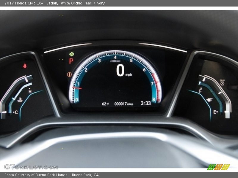 White Orchid Pearl / Ivory 2017 Honda Civic EX-T Sedan
