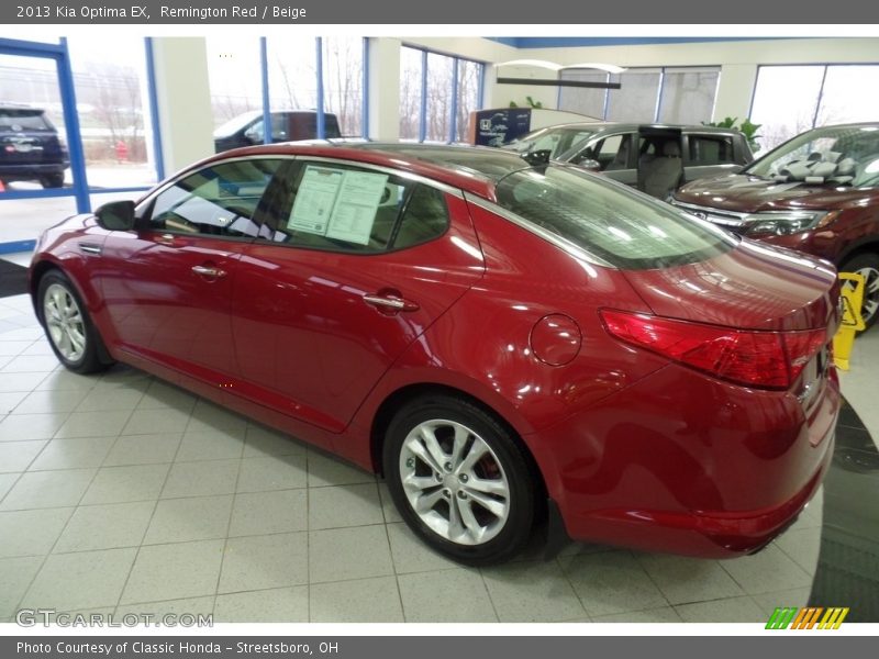 Remington Red / Beige 2013 Kia Optima EX