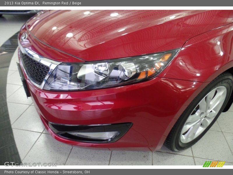 Remington Red / Beige 2013 Kia Optima EX