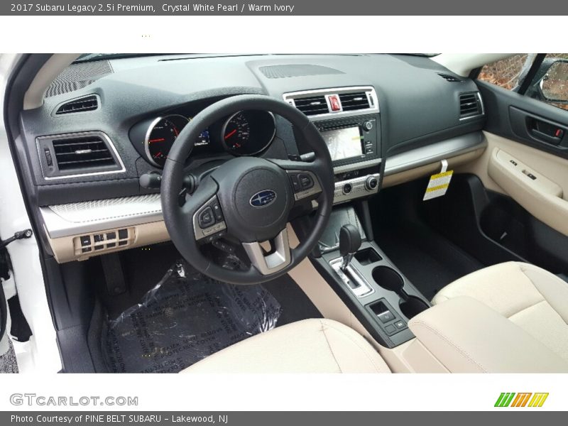 Crystal White Pearl / Warm Ivory 2017 Subaru Legacy 2.5i Premium