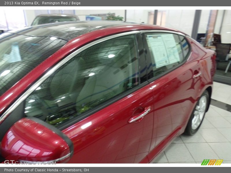 Remington Red / Beige 2013 Kia Optima EX