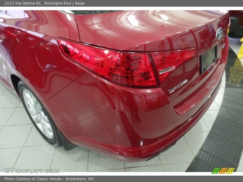 Remington Red / Beige 2013 Kia Optima EX