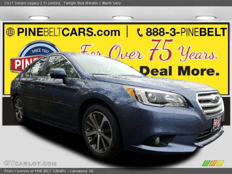 Twilight Blue Metallic / Warm Ivory 2017 Subaru Legacy 2.5i Limited