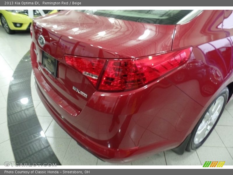 Remington Red / Beige 2013 Kia Optima EX