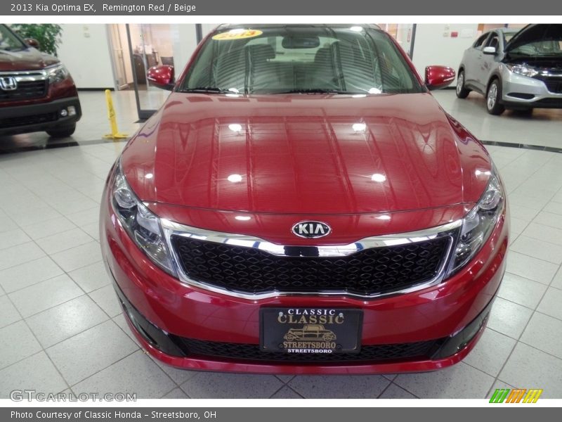 Remington Red / Beige 2013 Kia Optima EX
