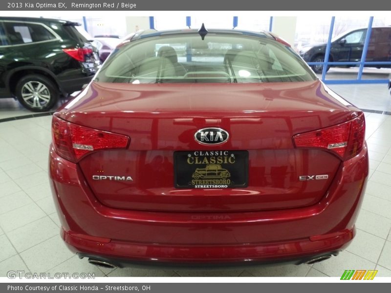 Remington Red / Beige 2013 Kia Optima EX