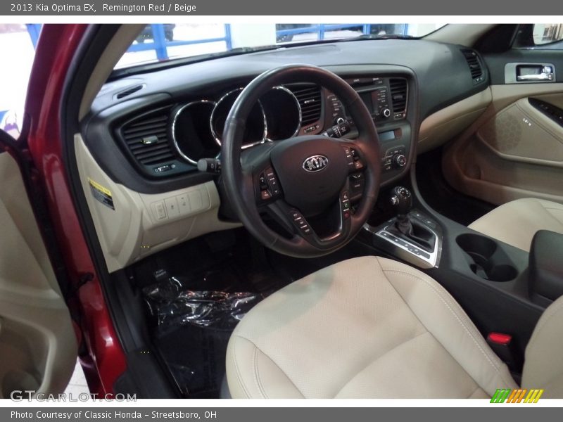 Remington Red / Beige 2013 Kia Optima EX