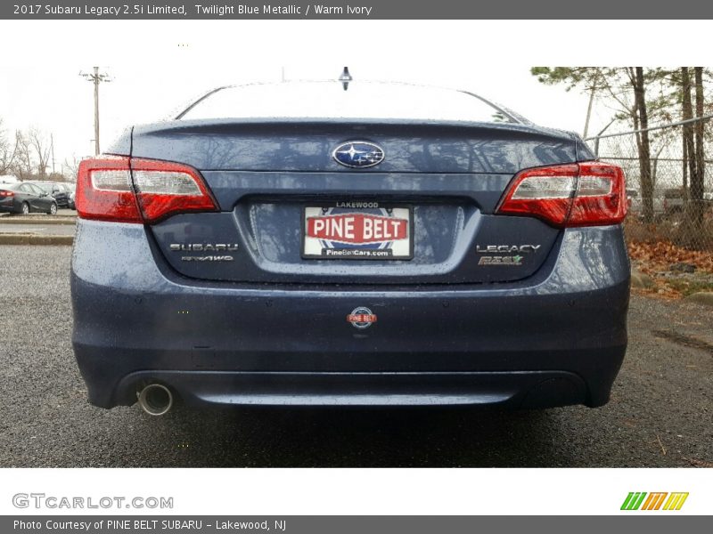 Twilight Blue Metallic / Warm Ivory 2017 Subaru Legacy 2.5i Limited