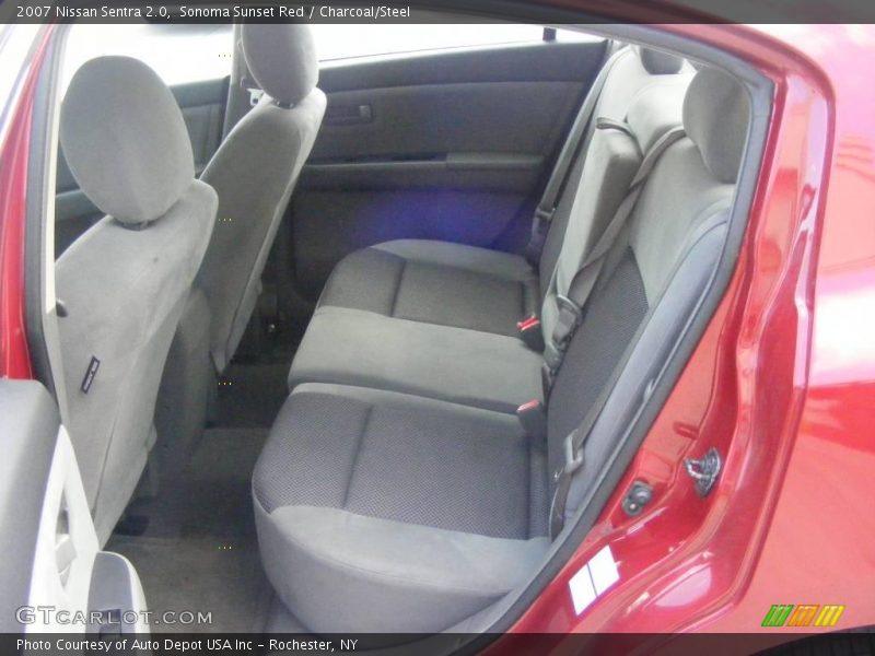 Sonoma Sunset Red / Charcoal/Steel 2007 Nissan Sentra 2.0