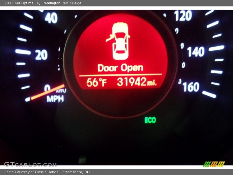 Remington Red / Beige 2013 Kia Optima EX