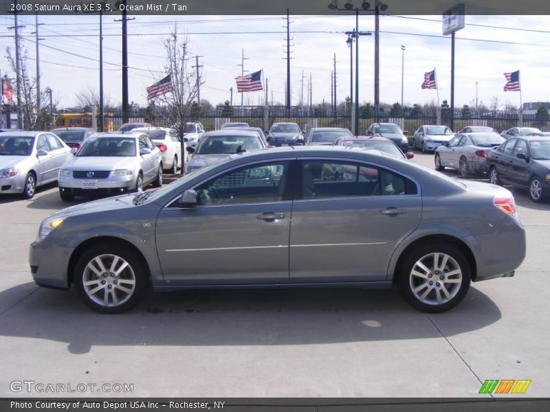 Ocean Mist / Tan 2008 Saturn Aura XE 3.5