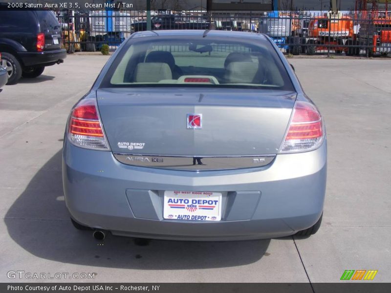 Ocean Mist / Tan 2008 Saturn Aura XE 3.5