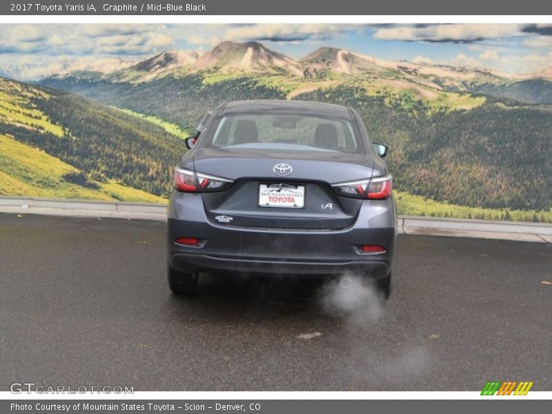 Graphite / Mid-Blue Black 2017 Toyota Yaris iA