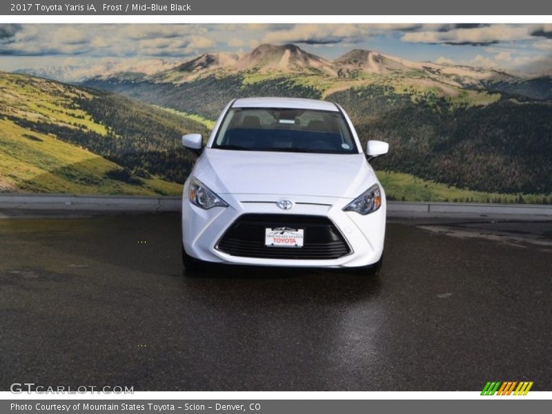 Frost / Mid-Blue Black 2017 Toyota Yaris iA