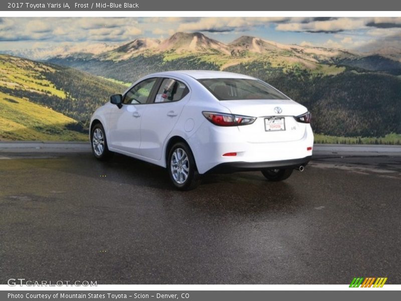 Frost / Mid-Blue Black 2017 Toyota Yaris iA