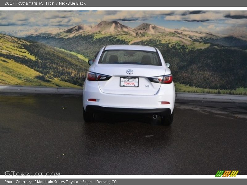 Frost / Mid-Blue Black 2017 Toyota Yaris iA