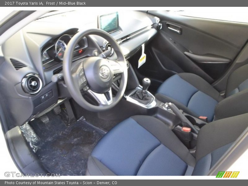 Frost / Mid-Blue Black 2017 Toyota Yaris iA