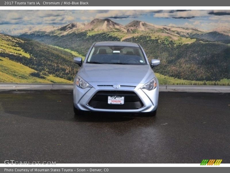 Chromium / Mid-Blue Black 2017 Toyota Yaris iA