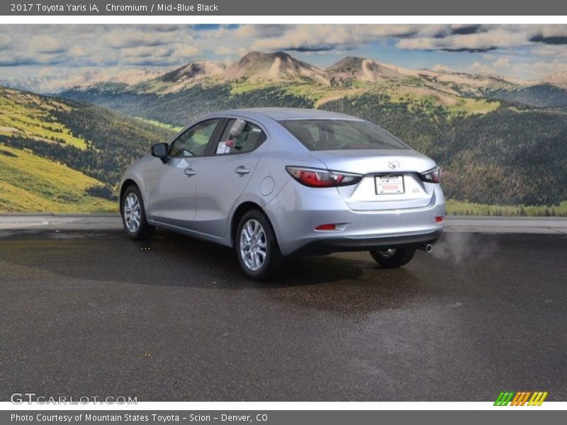 Chromium / Mid-Blue Black 2017 Toyota Yaris iA