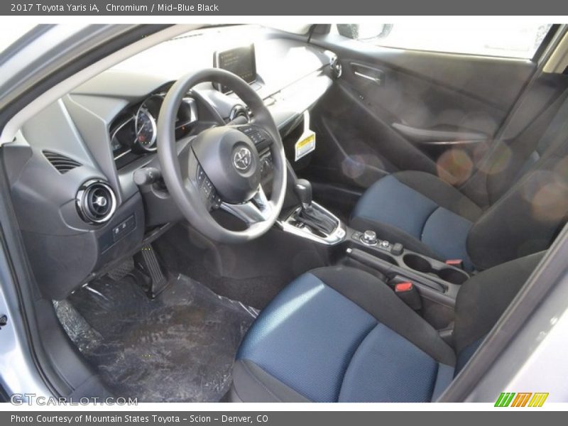 Chromium / Mid-Blue Black 2017 Toyota Yaris iA