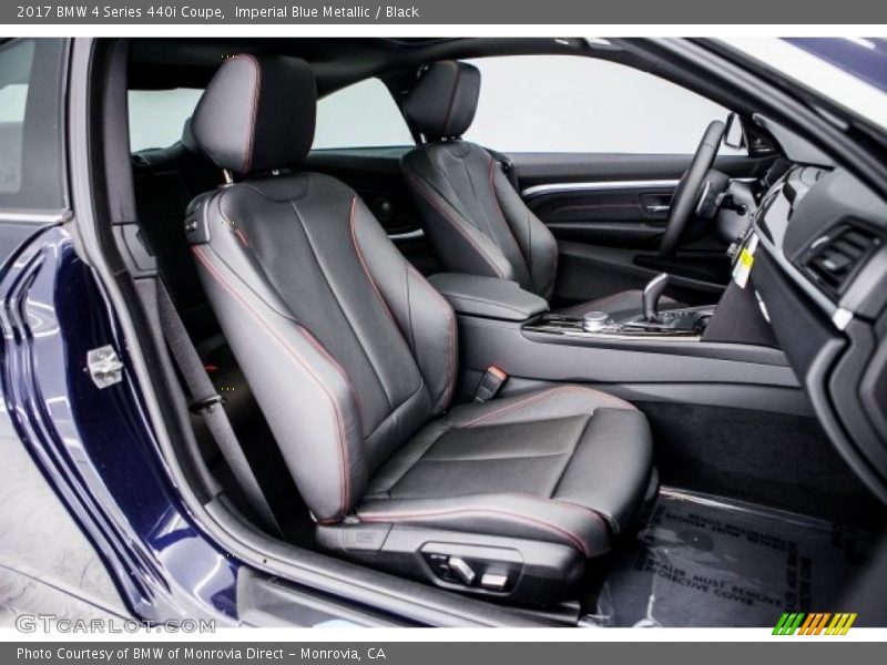 Imperial Blue Metallic / Black 2017 BMW 4 Series 440i Coupe