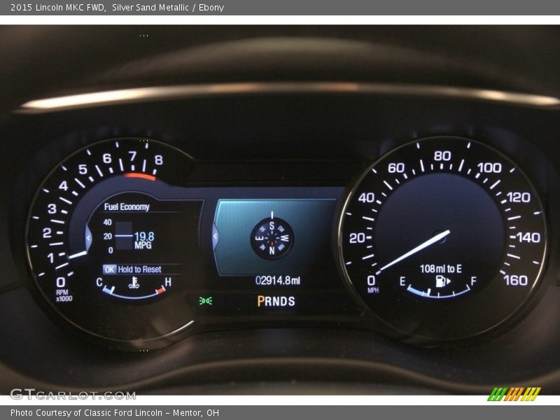 Silver Sand Metallic / Ebony 2015 Lincoln MKC FWD