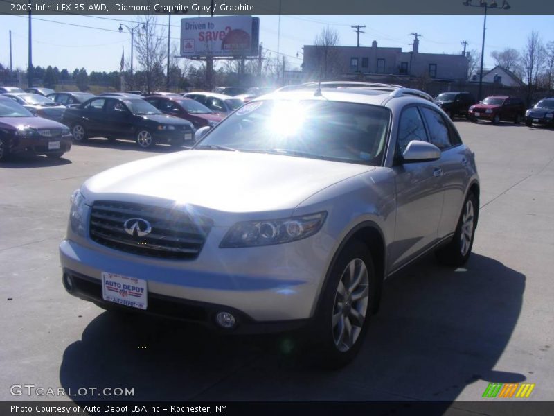 Diamond Graphite Gray / Graphite 2005 Infiniti FX 35 AWD