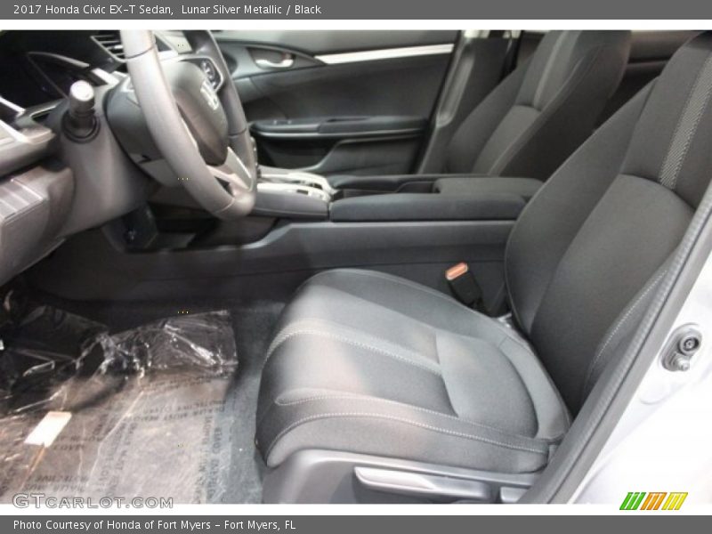 Lunar Silver Metallic / Black 2017 Honda Civic EX-T Sedan