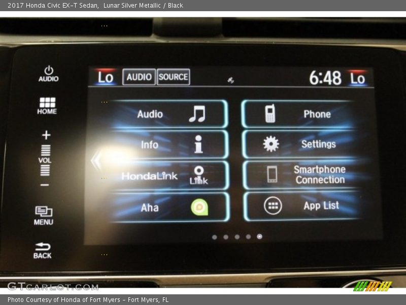 Lunar Silver Metallic / Black 2017 Honda Civic EX-T Sedan