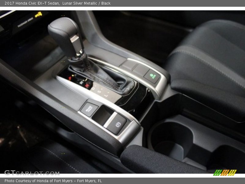 Lunar Silver Metallic / Black 2017 Honda Civic EX-T Sedan