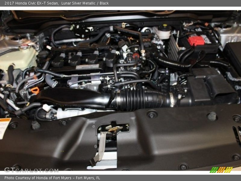 Lunar Silver Metallic / Black 2017 Honda Civic EX-T Sedan