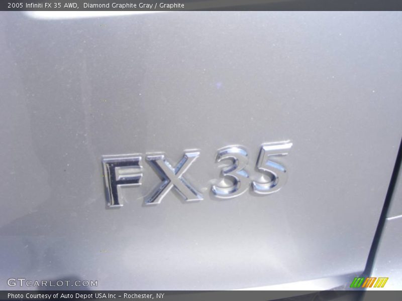 Diamond Graphite Gray / Graphite 2005 Infiniti FX 35 AWD