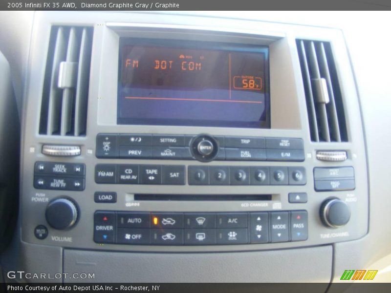 Diamond Graphite Gray / Graphite 2005 Infiniti FX 35 AWD