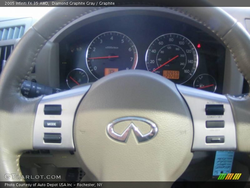 Diamond Graphite Gray / Graphite 2005 Infiniti FX 35 AWD