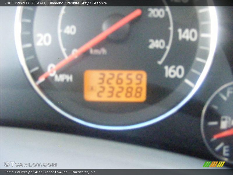 Diamond Graphite Gray / Graphite 2005 Infiniti FX 35 AWD