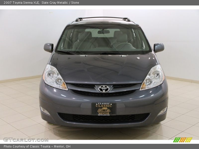 Slate Gray Metallic / Stone 2007 Toyota Sienna XLE