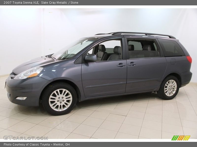 Slate Gray Metallic / Stone 2007 Toyota Sienna XLE