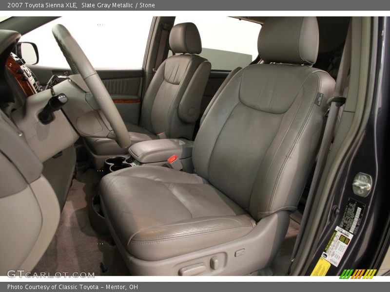 Slate Gray Metallic / Stone 2007 Toyota Sienna XLE