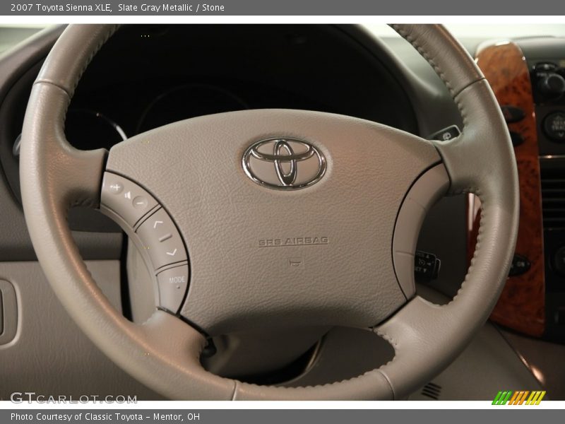 Slate Gray Metallic / Stone 2007 Toyota Sienna XLE