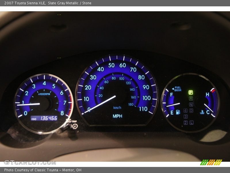 Slate Gray Metallic / Stone 2007 Toyota Sienna XLE
