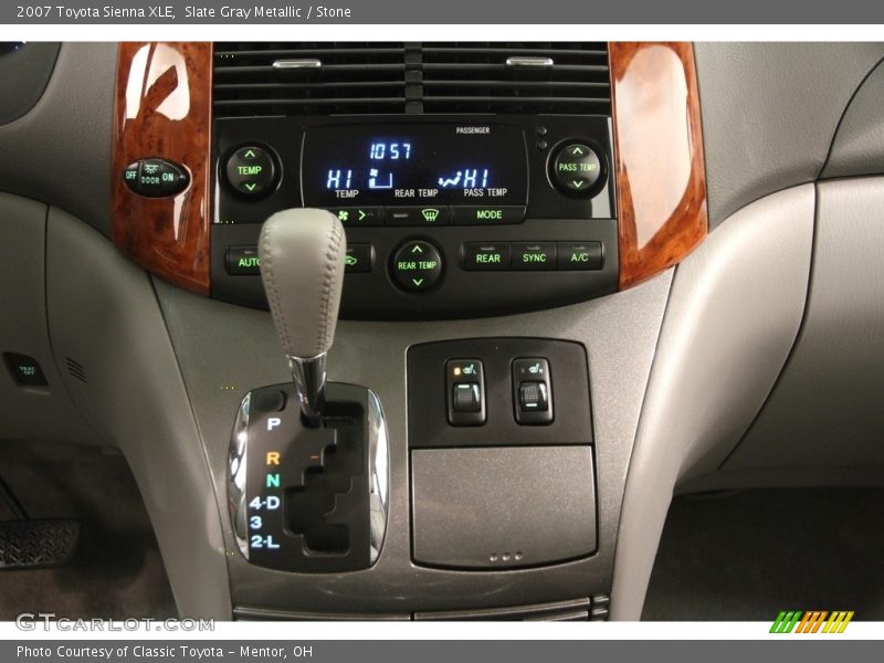 Slate Gray Metallic / Stone 2007 Toyota Sienna XLE