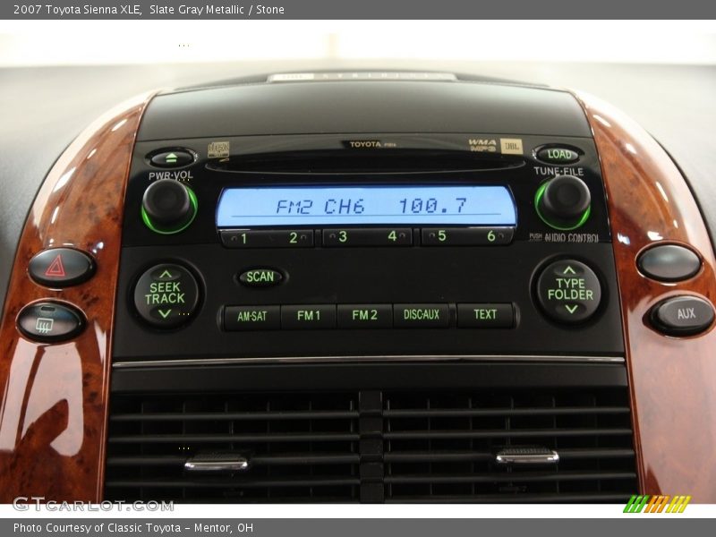Slate Gray Metallic / Stone 2007 Toyota Sienna XLE