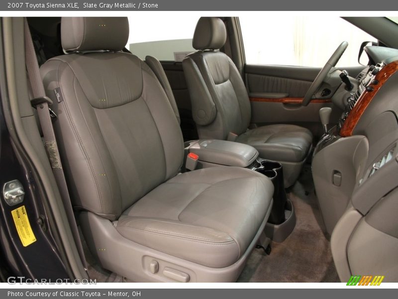 Slate Gray Metallic / Stone 2007 Toyota Sienna XLE