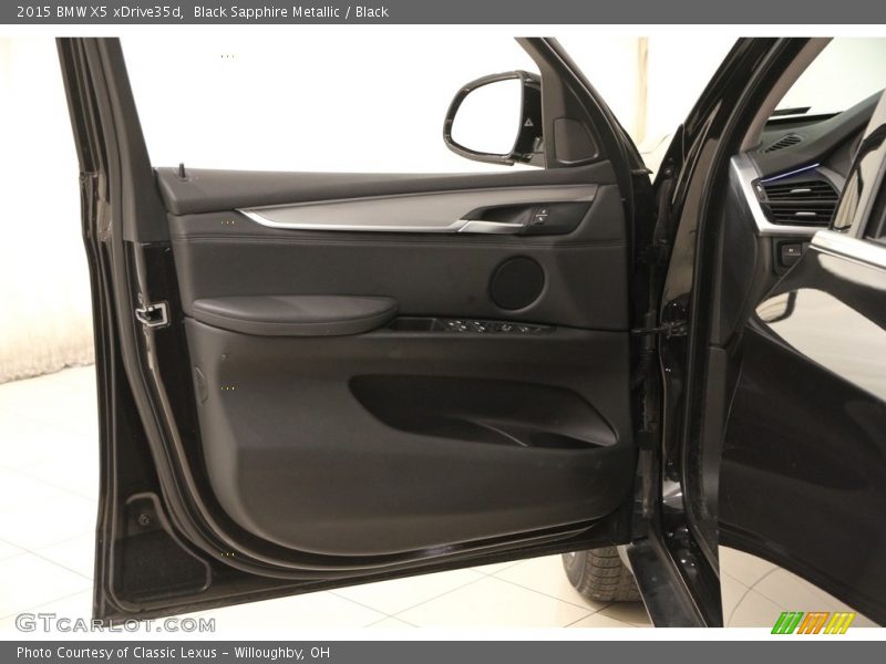 Black Sapphire Metallic / Black 2015 BMW X5 xDrive35d