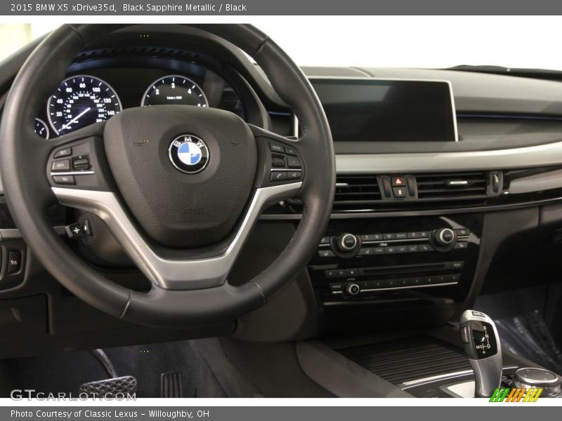 Black Sapphire Metallic / Black 2015 BMW X5 xDrive35d