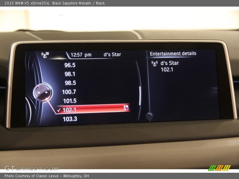 Black Sapphire Metallic / Black 2015 BMW X5 xDrive35d
