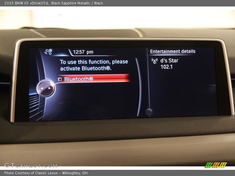 Black Sapphire Metallic / Black 2015 BMW X5 xDrive35d