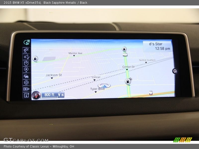 Black Sapphire Metallic / Black 2015 BMW X5 xDrive35d